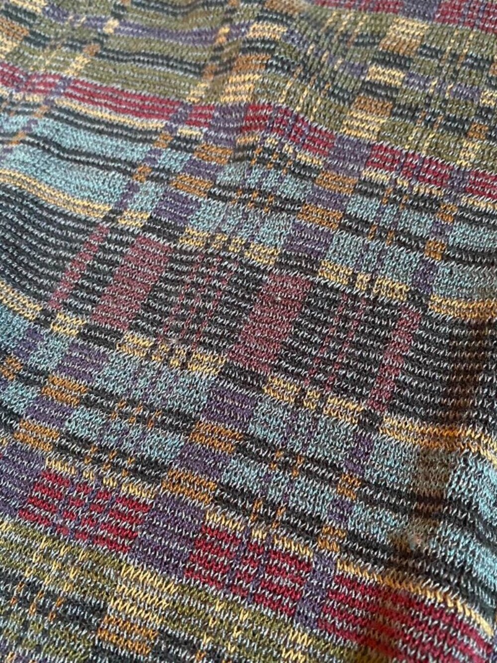 Tricots St Raphael Multi-color Patterned Sweater - Picture 4 of 4